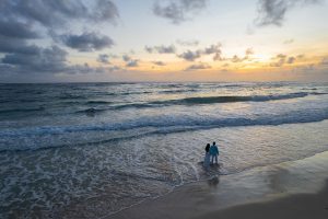 Sunrise Trash The Dress photo session in Punta Cana